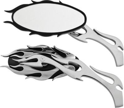 HARDDRIVE 2015-2017 XG 500 Street Harley Davidson MIRRORS FLAME W/FLAME STEM BLA