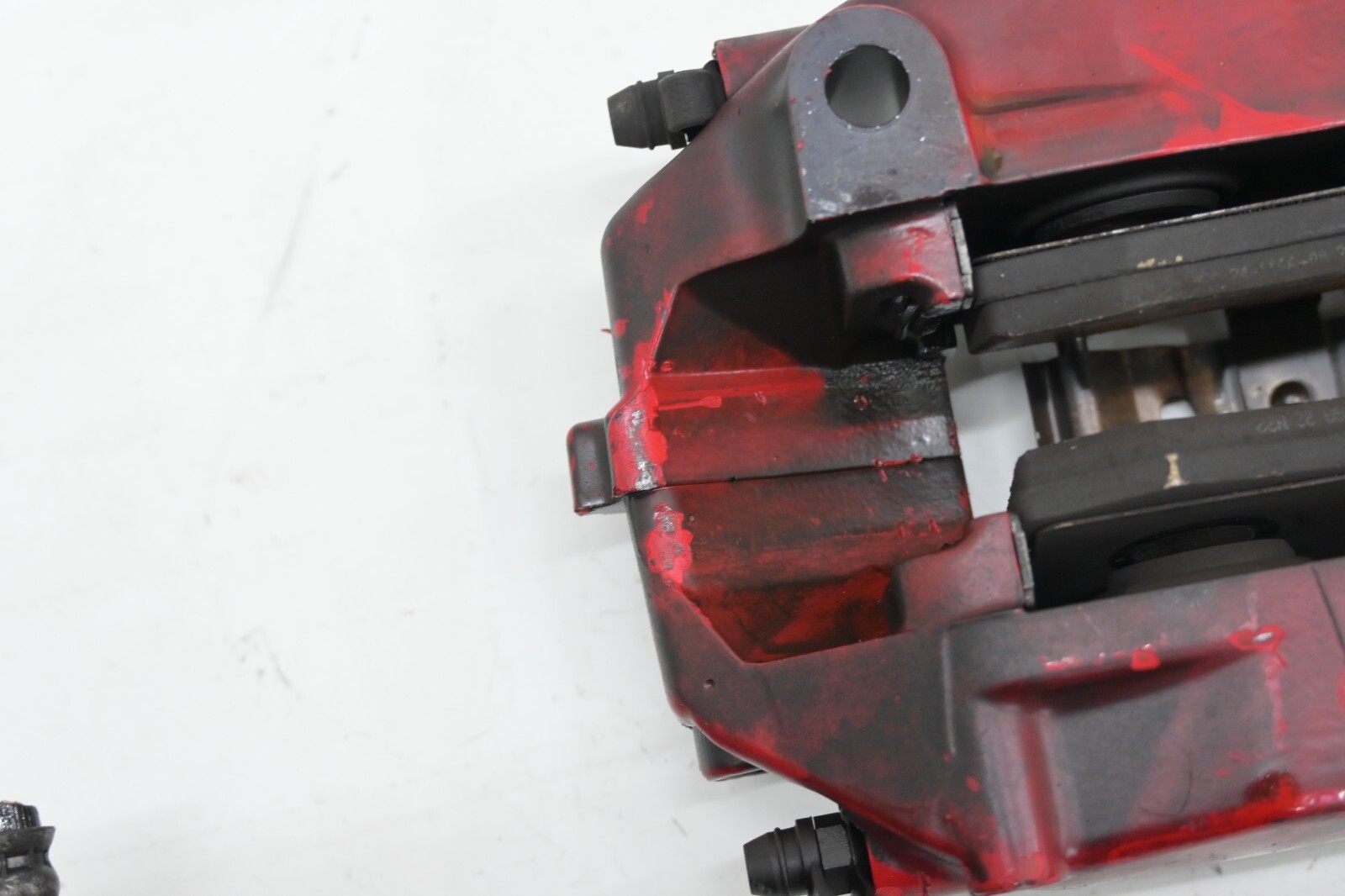 ⭐ 08-17 Maserati Granturismo Rear Brembo Brake Caliper Shoe Carrier Red Set Oem