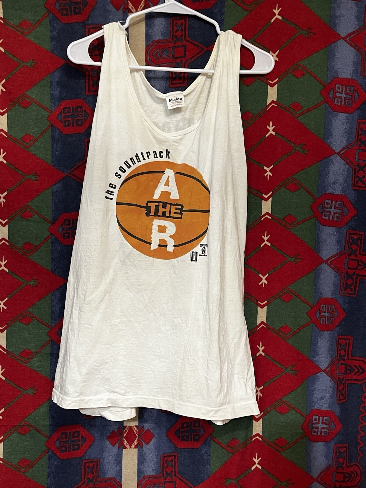 FILA Canotta promozionale colonna sonora Above The Rim vintage Death Row Tupac 2Pac Rap Tees 94