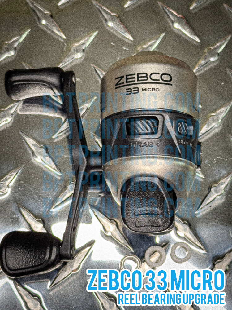 2x Bearing Upgrade Kit for Zebco 33 Micro Stainless Steel