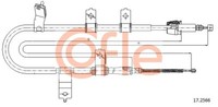 Cofle Handbremsseil Hinten, Rechts FüR Hyundai OE 5991326150