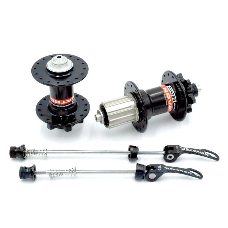 NOVATEC D041/D042SB Bicycle Hubs 4 Bearings Disc brake MTB Hub 28/32H - Image 2 of 4