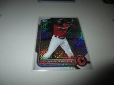 Junior Sanquintin 2022 1st Bowman Chrome Mojo Refractor #BCP-80