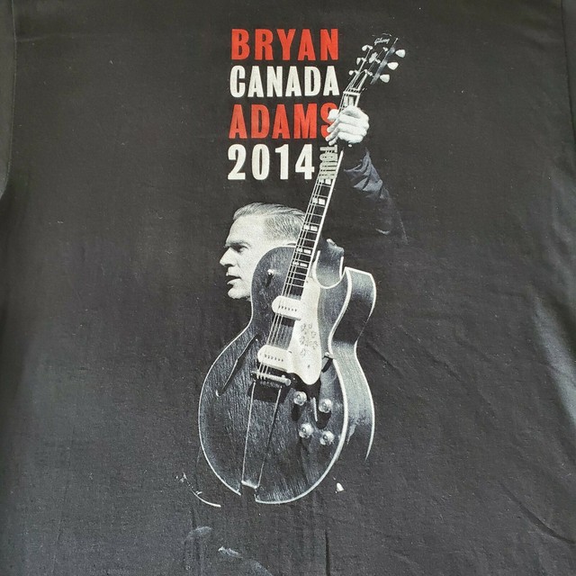 Bryan Adams Canada Concert 2014 Tour T-Shirt Black Size Medium NEW | eBay
