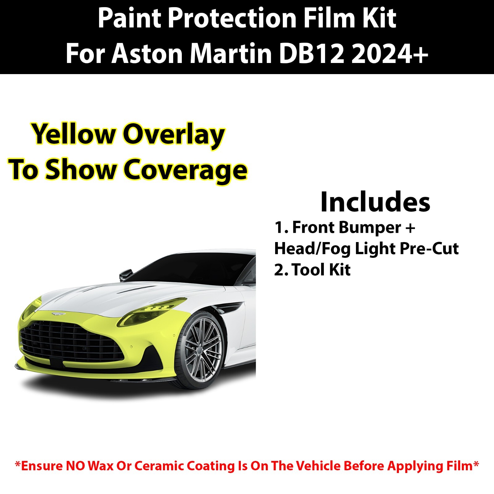 Pre Cut Paint Protection Film Clear Bra PPF Kit for Aston Martin 2024+
