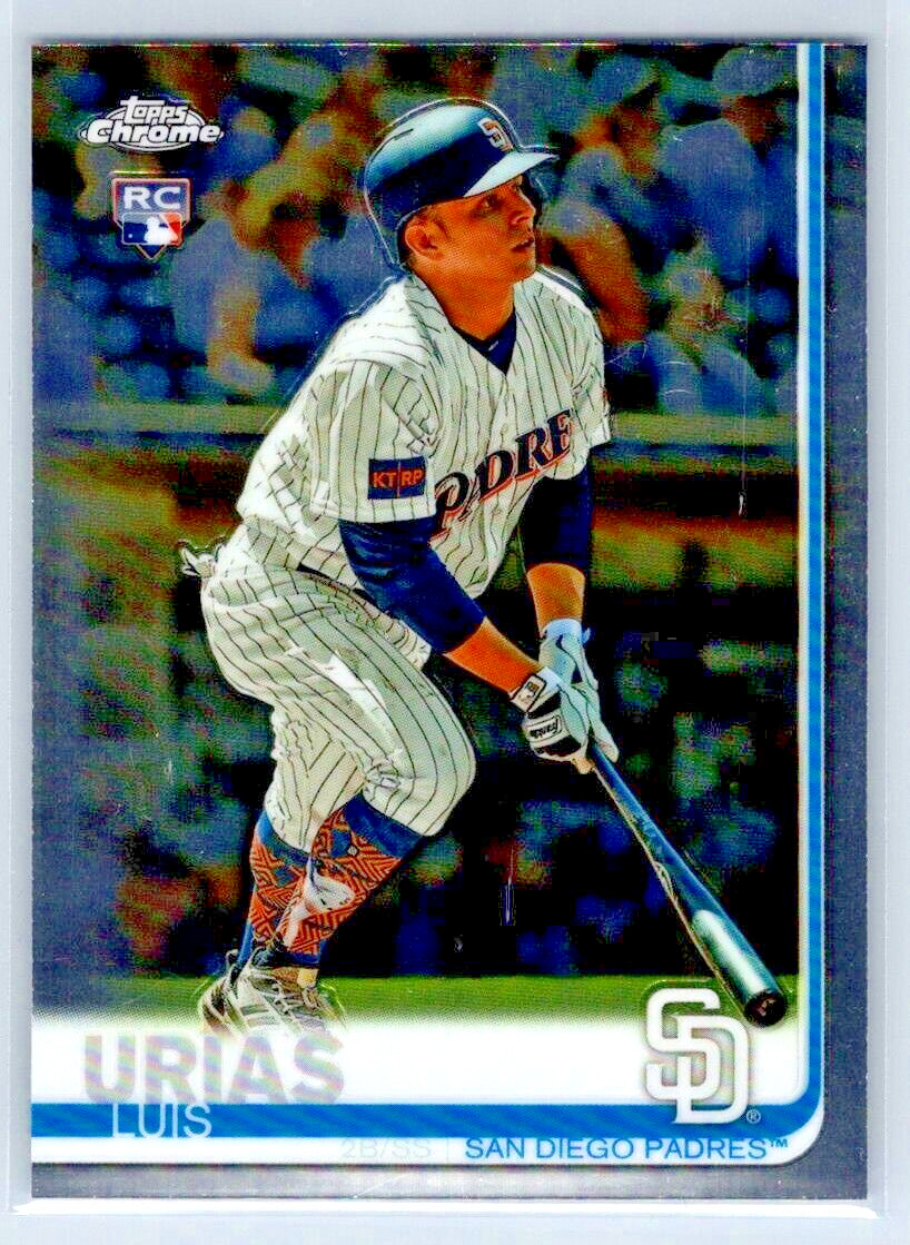 2019 Topps Chrome Baseball - Luis Urias - San Diego Padres - RC - #141