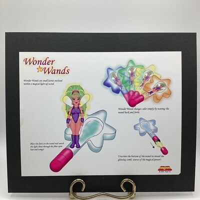 2000 ANJAR  Wonder Wands  Fairy Doll In A Wand Advertising&Art Concept Prototype