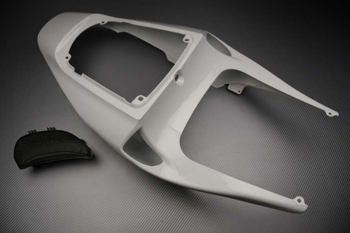 Coque arrière non-peinte et feu arrière fumé pour moto Honda CBR 600 RR 2005-2006