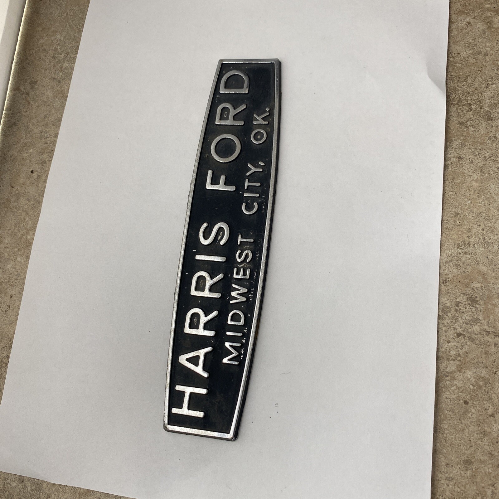 HARRIS FORD Midwest City Oklahoma OK Car Dealership Emblem Badge eBay