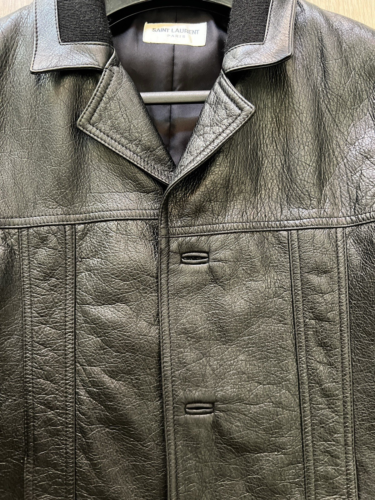 Saint Laurent Paris FW14 Leather Trapper Jacket - Sz46 - Picture 3 of 11