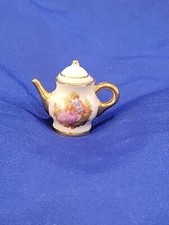 Miniature Limoges Teapot Vintage