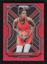 Iliana Rupert RC 2021 Panini Prizm WNBA Prizms Ruby Wave Las Vegas Aces #100
