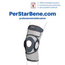 Ginocchiera Genutonic elastica con aste articolate e regolazione TO3119 Tenortho