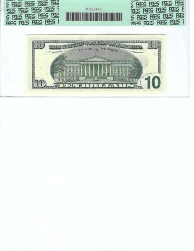 2003 $10 FRN FR2037-D* PCGS Cur. 66 PPQ, Cleveland * Note S/N 01000731*!!! - Picture 2 of 2