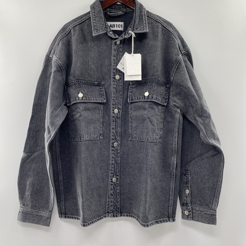 Denim Shacket Jacket Stone Washed 