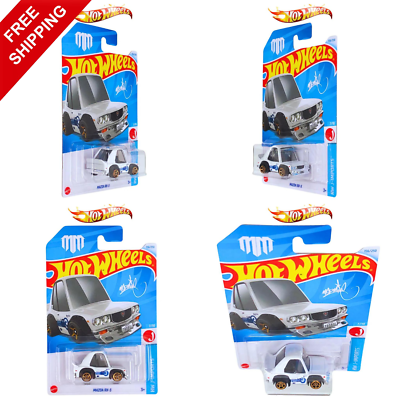 Hot Wheels Mazda RX-3 Tooned White #156 Mainline 2024 Case N In