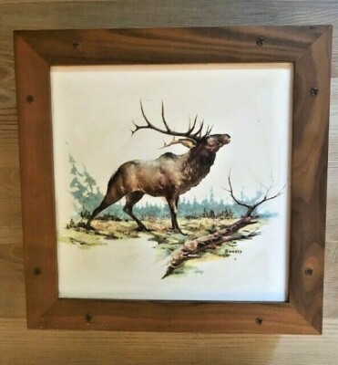 Vintage Monte Carlo Family Game Chest  Deer Man Cave Roulette Cribbage Chess