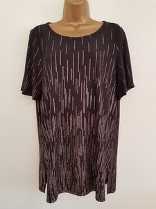 black and gold sparkly top