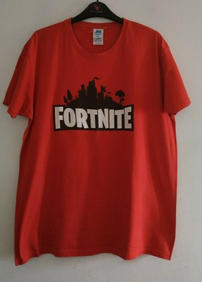 red fortnite shirt