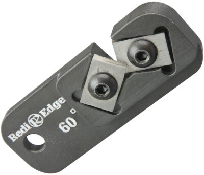 Redi Edge Dog Tag Sharpener 60 Degree (30 Degree)  Gray Aluminum Duromite 34086