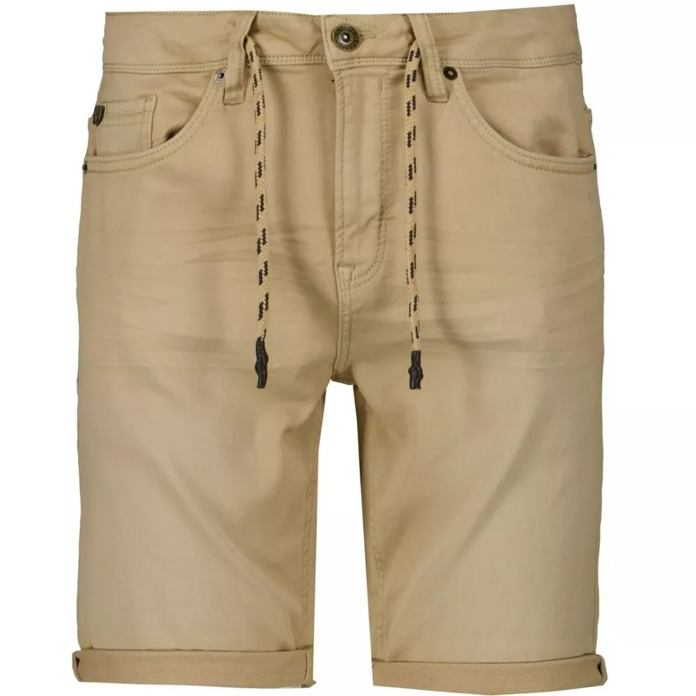 Garcia Men's Jeans Shorts Savio Beige Plain 635 5104 Hessian | eBay