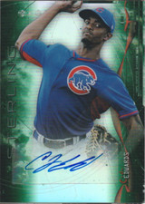 C.J. Edwards 2014 Topps Bowman Sterling autograph auto card BSPA-CE /125