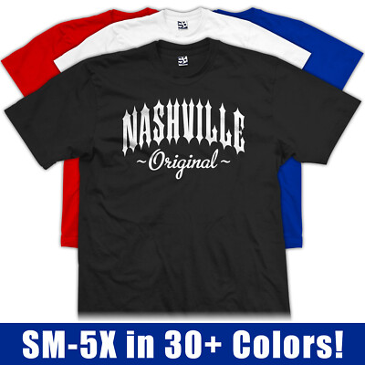 Nashville Original Outlaw T-Shirt Born Bred Raised Straight Outta