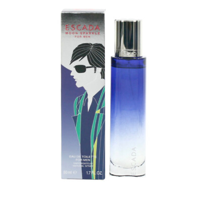 NIB ESCADA MOON SPARKLE FOR MEN 1.7 OZ / 50 ML EAU DE TOILETTE SPRAY SEALED