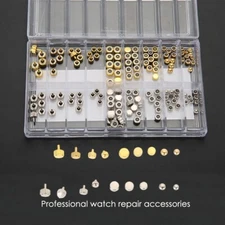 Watch Crown Tool Watch Crown Parts Set Lot Replacement Assorted Gold Set