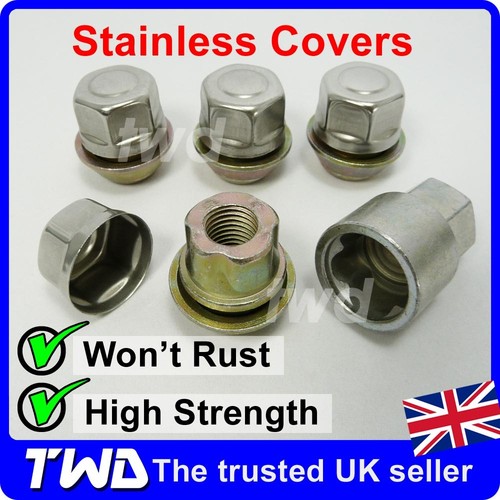 4x WHEEL LOCKING NUTS FORD FOCUS ALLOYS (M12X1.5) SECURITY STUD BOLT