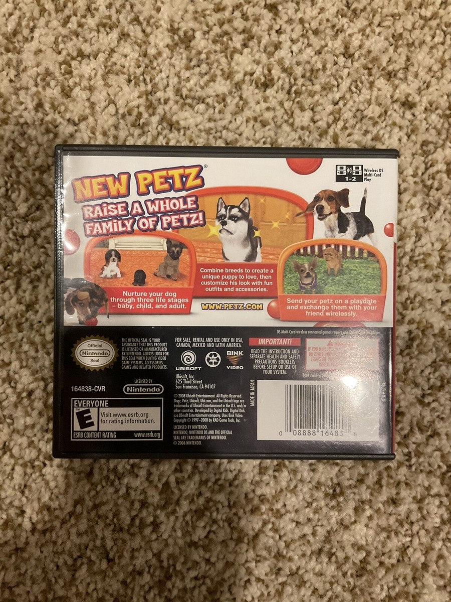 Petz Dogz Pack (Nintendo DS, 2008) Complete In Box CIB | eBay