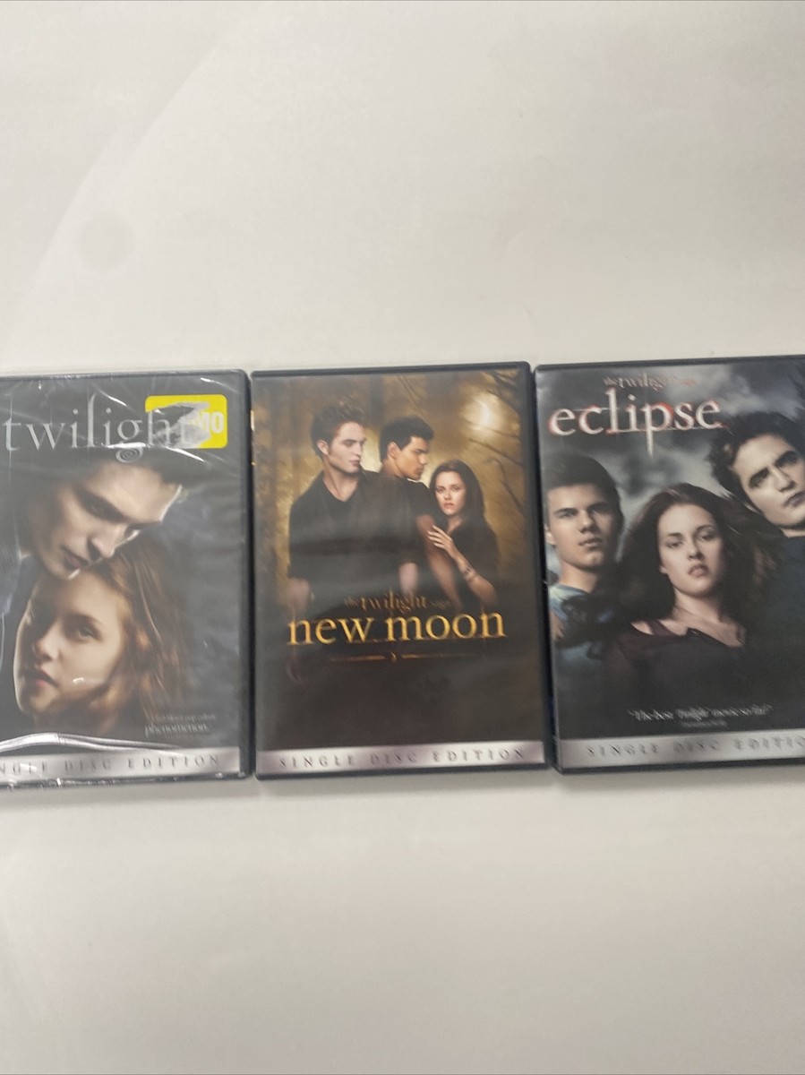 Twilight DVD Movie set. Includes Twilight, New Moon And Eclipse 