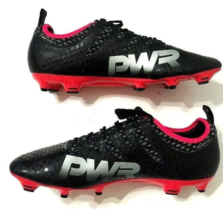 Puma EvoPower 2 Vigor Pro Soccer Cleats AG Black Pink GripTex Mens