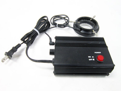 AMPROBE MA341103 60 LED MICROSCOPE RING LIGHT WITH POWER SUPPLY