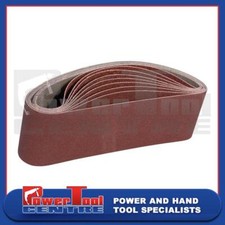 Image of 9 x Stanley 75x457mm 60g 80g 100g Belt Sander Sanding Belts Peugeot 75BP