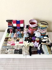 Huge Lot Girls Teens Hair Bands Clips Pins Barrette Headband Tie Accessories