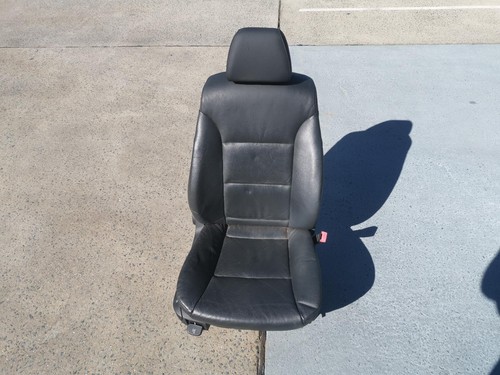 BMW 5 SERIES FRONT SEAT RH FRONT, E60/E61, LEATHER, BLACK, 10/03-04/10 03 04 05