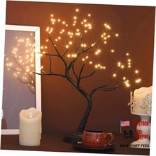 108 LED Tabletop Tree Light, 20 Inch Lighted Artificial Bonsai Warm White
