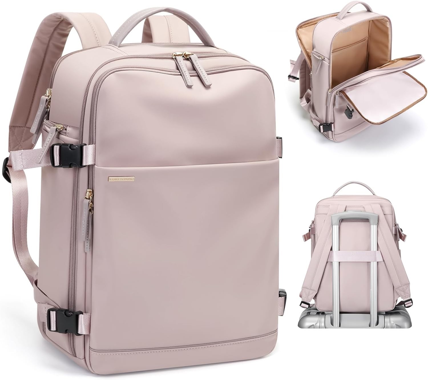 Sac à dos rose GOLF SUPAGS pour ordinateur portable de travail et voyage