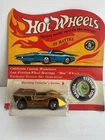 Vintage Hot Wheels YELLOW/GOLD McLaren M6A Redline w/Button MOC UNIQUE!!!!
