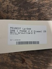 Antibrouillard Peugeot 508