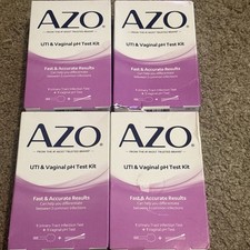AZO UTI Test Strips  Vaginal pH At-Home Test Kit 4 Boxes 1/2027 