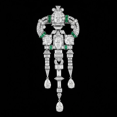 925 Silver Victorian Edwardian Wedding Antique Brooch Multi Shape For CZ Stone
