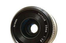 Nikon Ai NIKKOR 35mm F2.8 Black Lens MF F mount compact lightweight Travel