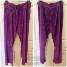 Y2K vintage Juicy Couture Purple Velour Tracksuit Pants