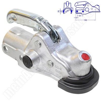 AL-KO ALKO Zugkugelkupplung AK 351 / AK351 60mm 3500kg 3,5t + Softdock