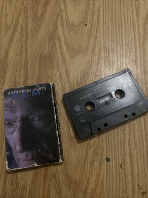 REM R.E.M. Everybody Hurts Mandolin Strum Cassette Single W/ Case