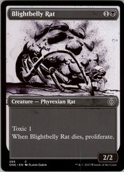Blightbelly Rat (Showcase) #289 Phyrexia: All Will Be One MTG Common