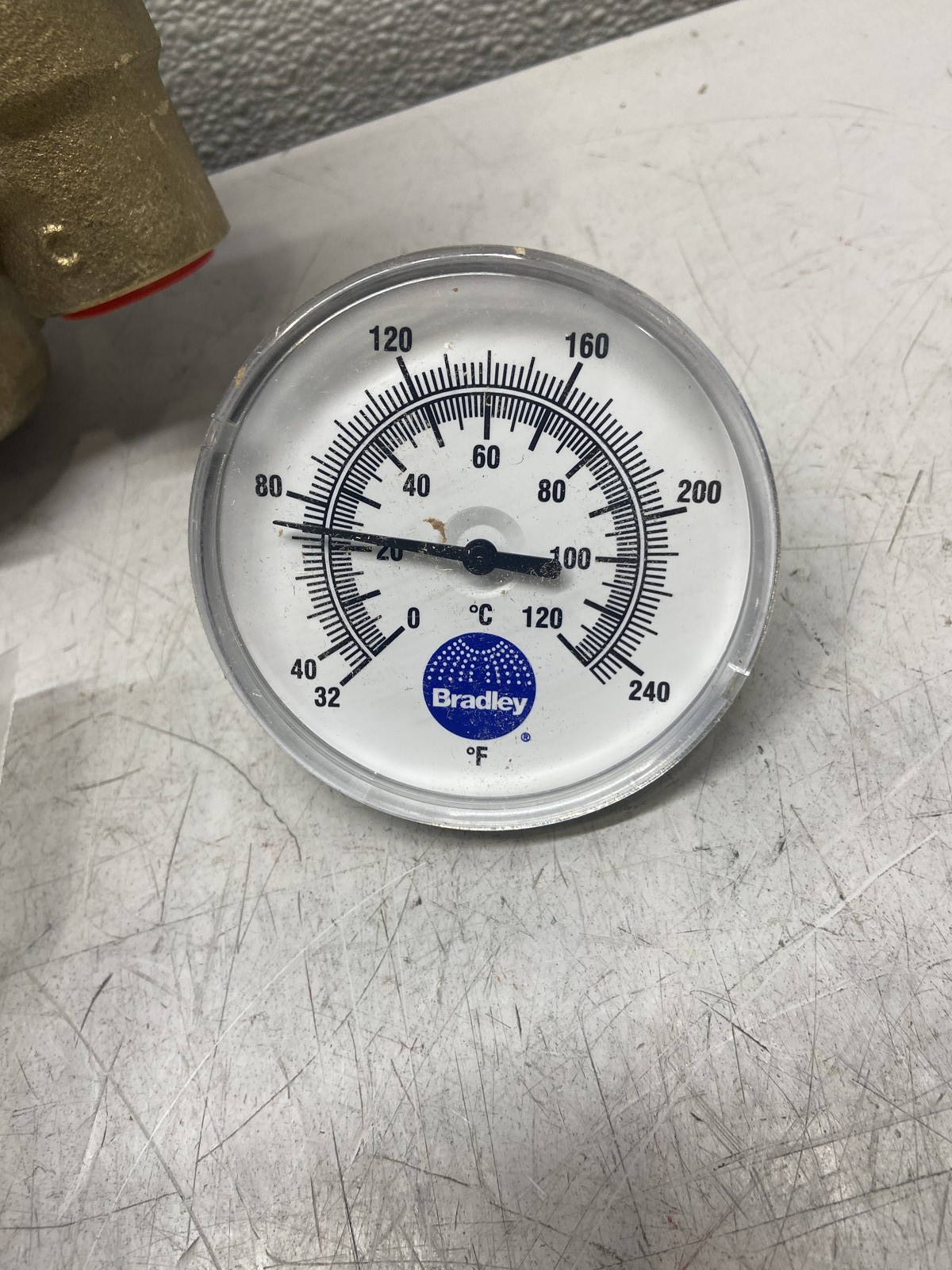 Bradley S59-3045 High-Low Thermostatic Mixing Valve 45 GPM