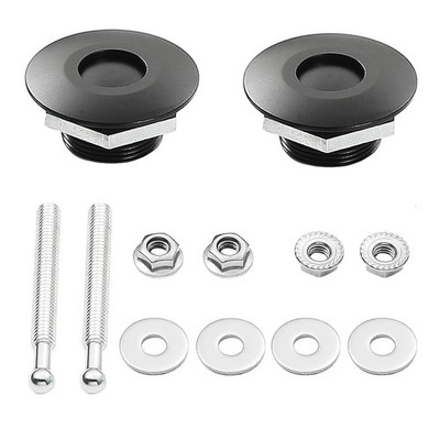 Quick Latch Hood Pins Universal 2 Pack 2.44'' Diameter Quick Release Latch Push B